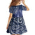 New Zealand Galaxy Fern Family Matching Off Shoulder Maxi Dress and Hawaiian Shirt