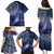 New Zealand Galaxy Fern Family Matching Puletasi and Hawaiian Shirt