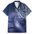 New Zealand Galaxy Fern Family Matching Puletasi and Hawaiian Shirt