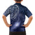 New Zealand Galaxy Fern Family Matching Tank Maxi Dress and Hawaiian Shirt