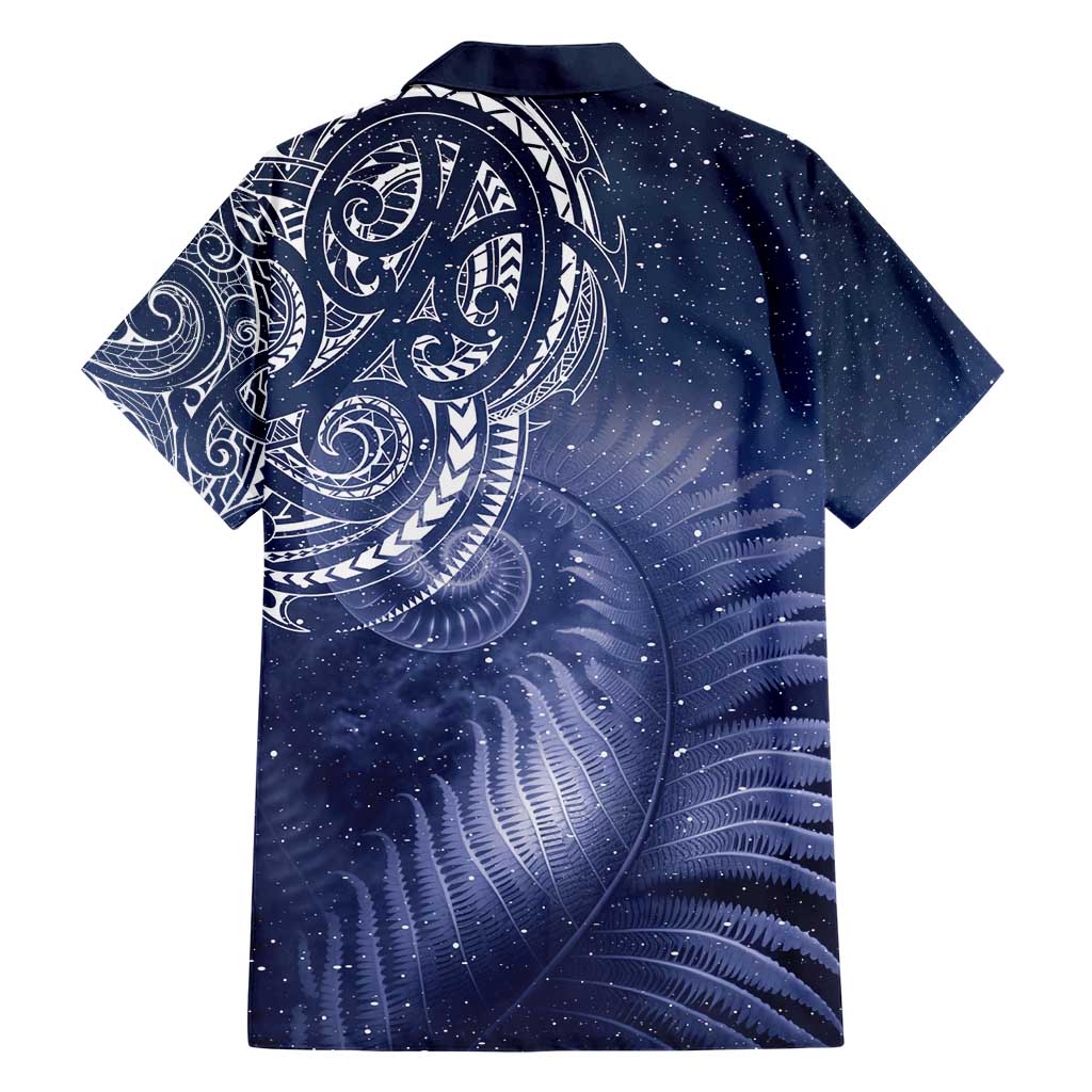 New Zealand Galaxy Fern Hawaiian Shirt LT9 - Polynesian Pride