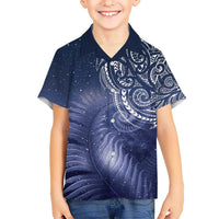 New Zealand Galaxy Fern Hawaiian Shirt LT9 - Polynesian Pride