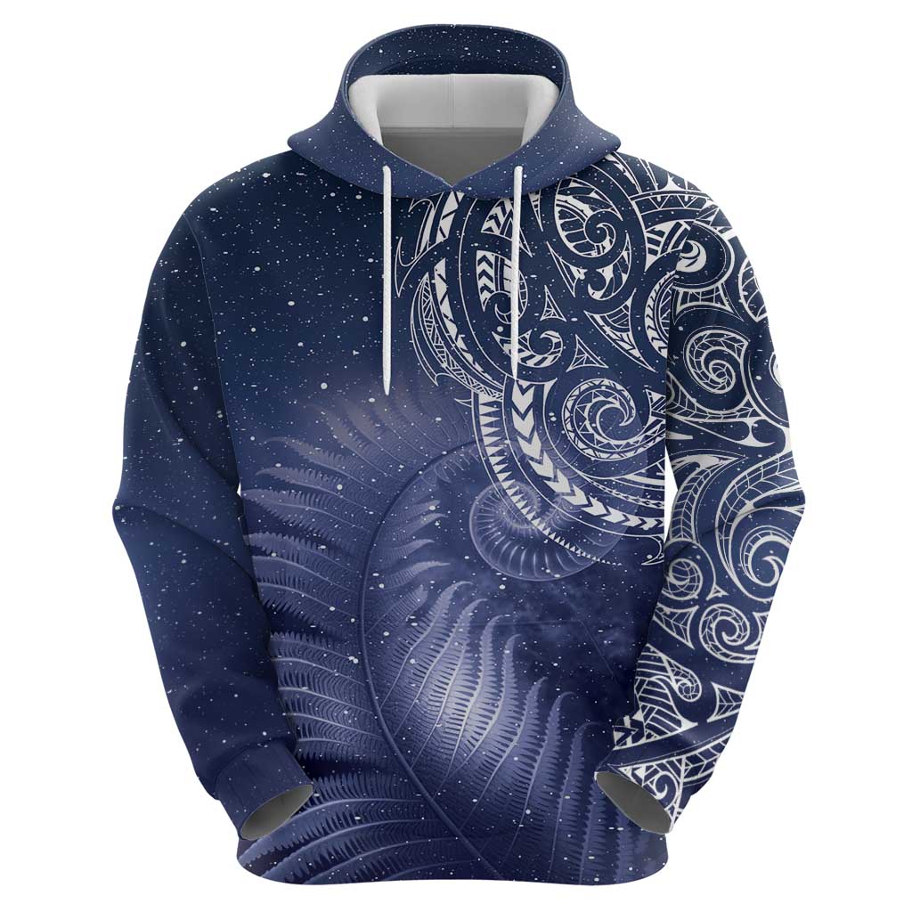 New Zealand Galaxy Fern Hoodie LT9 - Polynesian Pride