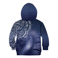 New Zealand Galaxy Fern Kid Hoodie LT9 - Polynesian Pride
