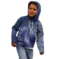 New Zealand Galaxy Fern Kid Hoodie LT9 - Polynesian Pride