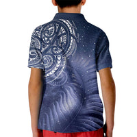 New Zealand Galaxy Fern Kid Polo Shirt LT9 - Polynesian Pride