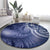 New Zealand Galaxy Fern Round Carpet