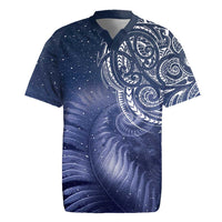 New Zealand Galaxy Fern Rugby Jersey LT9 Galaxy - Polynesian Pride