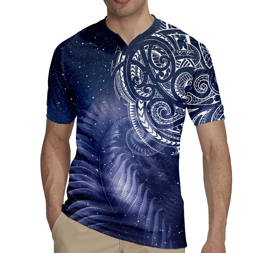 New Zealand Galaxy Fern Rugby Jersey LT9 - Polynesian Pride