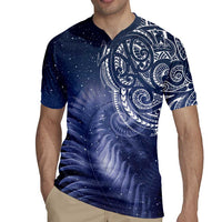 New Zealand Galaxy Fern Rugby Jersey LT9 - Polynesian Pride