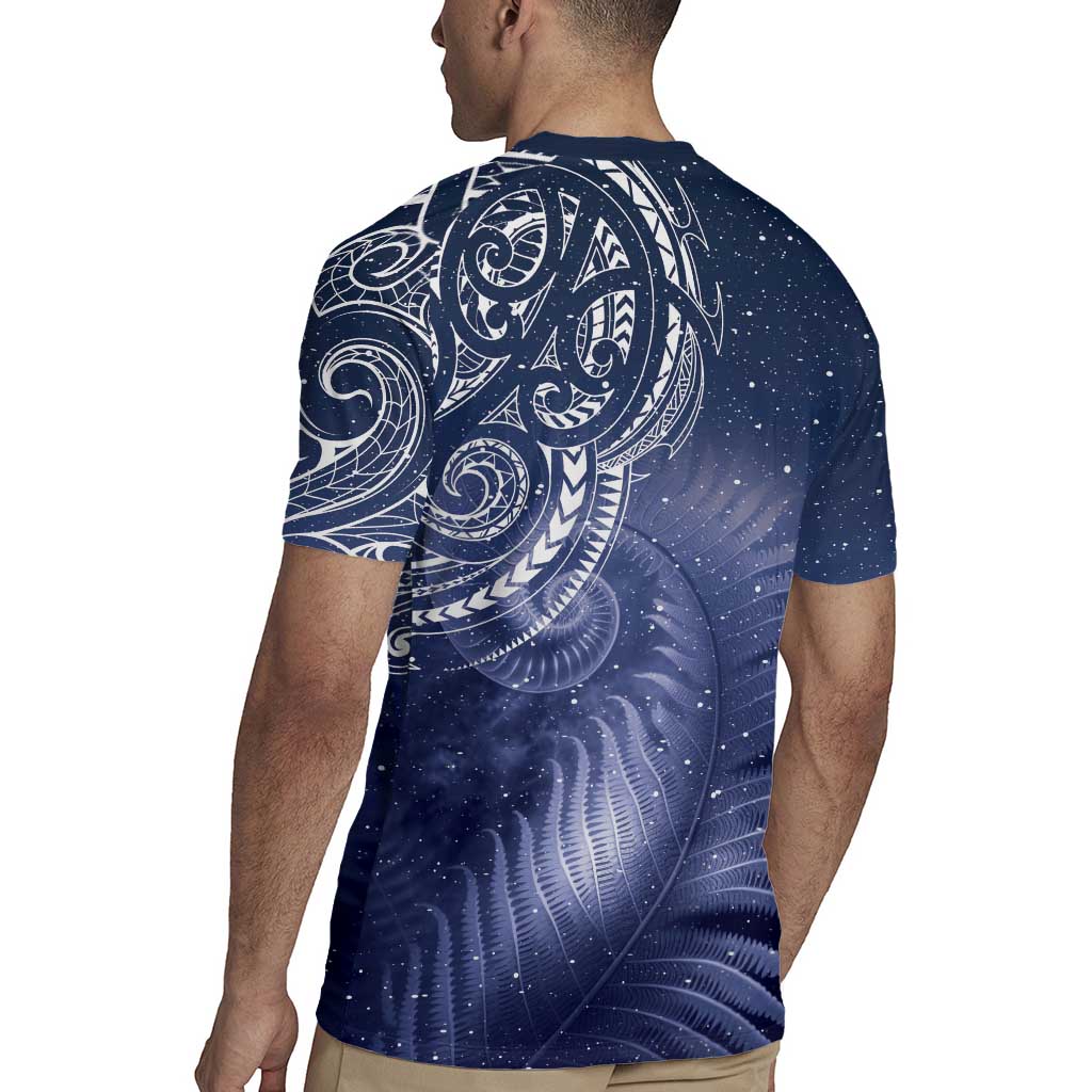 New Zealand Galaxy Fern Rugby Jersey LT9 - Polynesian Pride