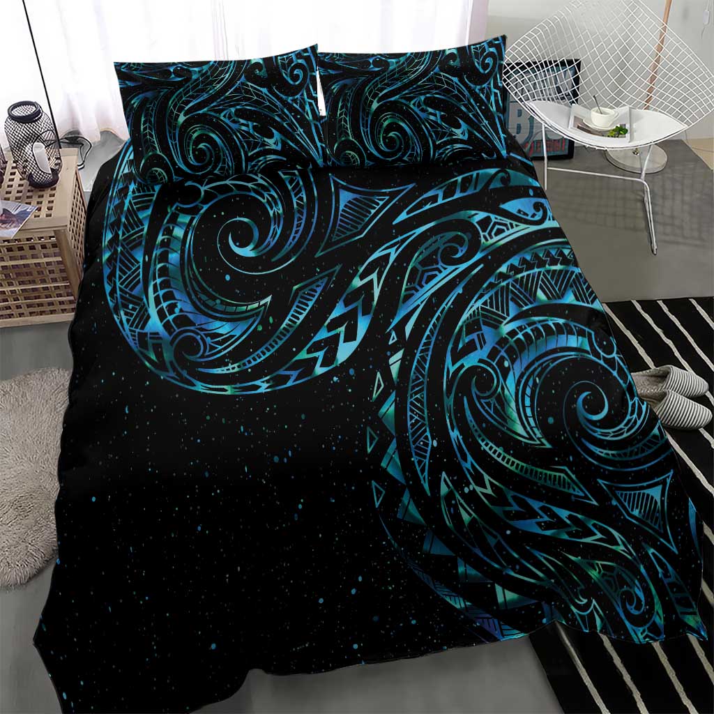 New Zealand Tribal Tattoo Bedding Set With Matariki Art LT9 - Polynesian Pride