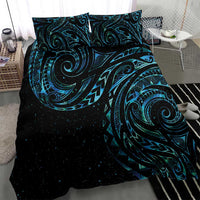 New Zealand Tribal Tattoo Bedding Set With Matariki Art LT9 - Polynesian Pride