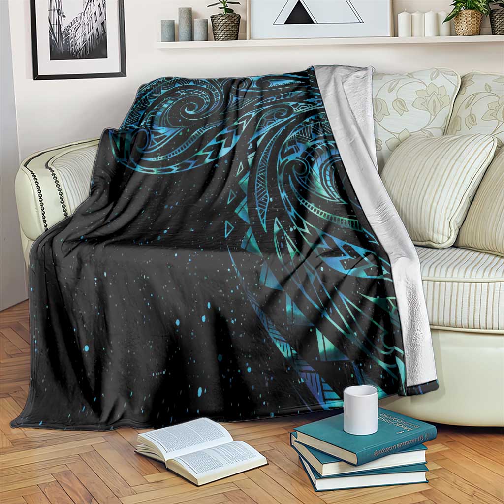 New Zealand Tribal Tattoo Blanket With Matariki Art LT9 Galaxy - Polynesian Pride