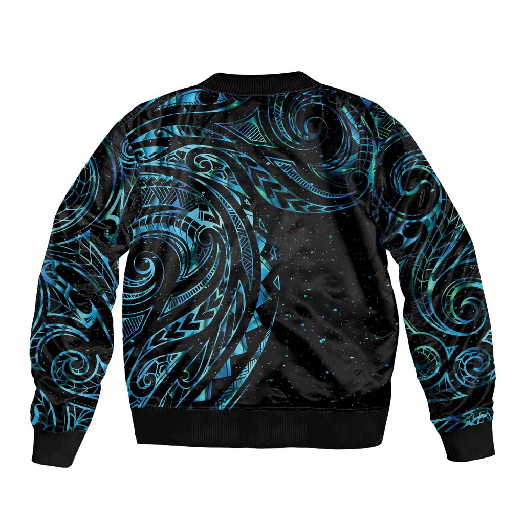 New Zealand Tribal Tattoo Bomber Jacket With Matariki Art LT9 - Polynesian Pride
