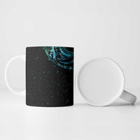 New Zealand Matariki Ceramic Mug Galaxy Maori Tribal Tattoo LT9 - Polynesian Pride