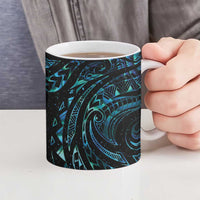 New Zealand Matariki Ceramic Mug Galaxy Maori Tribal Tattoo LT9 - Polynesian Pride