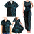 New Zealand Tribal Tattoo Family Matching Tank Maxi Dress and Hawaiian Shirt With Matariki Art