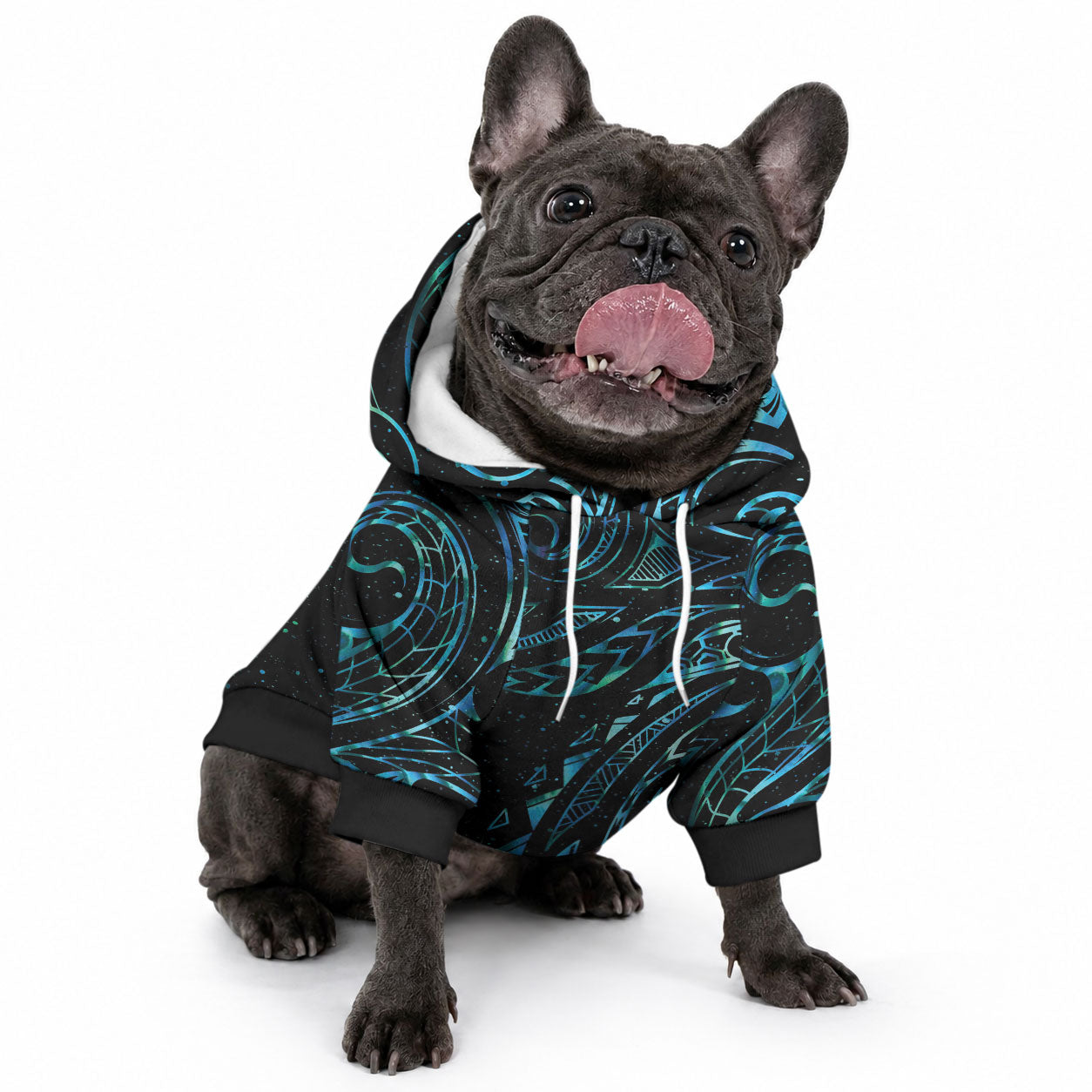 New Zealand Tribal Tattoo Pet Hoodie With Matariki Art LT9 - Polynesian Pride