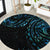 New Zealand Tribal Tattoo Round Carpet With Matariki Art