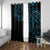 New Zealand Tribal Tattoo Window Curtain With Matariki Art