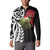 New Zealand Kakapo Christmas Button Sweatshirt Meri Kirihimete Pohutukawa Flowers