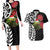 New Zealand Kakapo Christmas Couples Matching Long Sleeve Bodycon Dress and Hawaiian Shirt Meri Kirihimete Pohutukawa Flowers