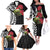 New Zealand Kakapo Christmas Family Matching Off The Shoulder Long Sleeve Dress and Hawaiian Shirt Meri Kirihimete Pohutukawa Flowers