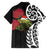 New Zealand Kakapo Christmas Family Matching Off Shoulder Short Dress and Hawaiian Shirt Meri Kirihimete Pohutukawa Flowers