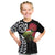 New Zealand Kakapo Christmas Kid T Shirt Meri Kirihimete Pohutukawa Flowers