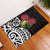 New Zealand Kakapo Christmas Rubber Doormat Meri Kirihimete Pohutukawa Flowers