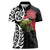 New Zealand Kakapo Christmas Women Polo Shirt Meri Kirihimete Pohutukawa Flowers