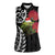 New Zealand Kakapo Christmas Women Sleeveless Polo Shirt Meri Kirihimete Pohutukawa Flowers