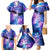 I Love You In Every Universe Personalised Family Matching Mermaid Dress and Hawaiian Shirt Polynesian Pattern Galaxy Style LT9 - Polynesian Pride