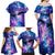 I Love You In Every Universe Personalised Family Matching Off Shoulder Maxi Dress and Hawaiian Shirt Polynesian Pattern Galaxy Style LT9 - Polynesian Pride