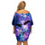 I Love You In Every Universe Personalised Off Shoulder Short Dress Polynesian Pattern Galaxy Style LT9 - Polynesian Pride