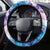 I Love You In Every Universe Personalised Steering Wheel Cover Polynesian Pattern Galaxy Style