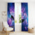 I Love You In Every Universe Personalised Window Curtain Polynesian Pattern Galaxy Style LT9 - Polynesian Pride