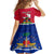 Haiti Independence Day Family Matching Off Shoulder Long Sleeve Dress and Hawaiian Shirt Libete Egalite Fratenite Ayiti 1804 With Polynesian Pattern LT9 - Polynesian Pride