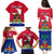 Haiti Independence Day Family Matching Puletasi Dress and Hawaiian Shirt Libete Egalite Fratenite Ayiti 1804 With Polynesian Pattern LT9 - Polynesian Pride