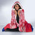 Haiti Independence Day Hooded Blanket Libete Egalite Fratenite Ayiti 1804 With Polynesian Pattern LT9 - Polynesian Pride