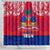 Haiti Independence Day Shower Curtain Libete Egalite Fratenite Ayiti 1804 With Polynesian Pattern LT9 - Polynesian Pride