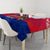 Haiti Independence Day Tablecloth Libete Egalite Fratenite Ayiti 1804 With Polynesian Pattern LT9 - Polynesian Pride