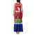 Haiti Independence Day Tank Maxi Dress Libete Egalite Fratenite Ayiti 1804 With Polynesian Pattern LT9 - Polynesian Pride