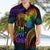 Personalised Its In My DNA Valentine Day Hawaiian Shirt Fingerprint Heart with Color Pride Flag LT9 - Polynesian Pride