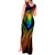 Personalised Its In My DNA Valentine Day Tank Maxi Dress Fingerprint Heart with Color Pride Flag LT9 - Polynesian Pride