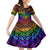 New Zealand LGBT Fern Heart Family Matching Short Sleeve Bodycon Dress and Hawaiian Shirt Dont judge What You Dont Understand LT9 Daughter's Dress - Polynesian Pride