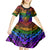 New Zealand LGBT Fern Heart Kid Short Sleeve Dress Dont judge What You Dont Understand LT9 - Polynesian Pride