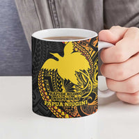 Papua New Guinea Tribal Tattoo Ceramic Mug 50th Independence Anniversary LT9 - Polynesian Pride