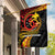 Papua New Guinea Tribal Tattoo Garden Flag 50th Independence Anniversary